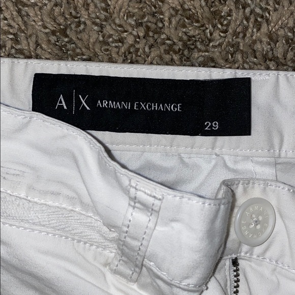 Armani Exchange white shorts - Picture 2 of 3